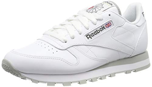 Reebok Classic Lthr 2214, Zapatillas de Trail Running para Hombre, Blanco (Intense White/Light Grey), 43 EU Reebok Classic Lthr 2214, Zapatillas de Trail Running para Hombre, Blanco (Intense White/Light Grey), 43 EU