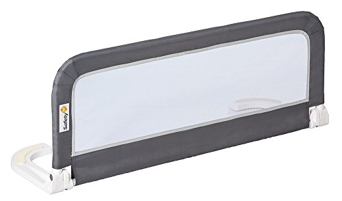 Safety 1st Barrera de cama portátil y extensible hasta 156 cm, Barandilla cama plegable, color Gris Safety 1st Barrera de cama portátil y extensible hasta 156 cm, Barandilla cama plegable, color Gris