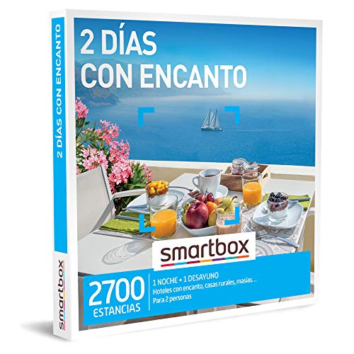 SMARTBOX - Caja Regalo - 2 días con Encanto - Idea de Regalo - 1 Noche con Desayuno para 2 Personas SMARTBOX - Caja Regalo - 2 días con Encanto - Idea de Regalo - 1 Noche con Desayuno para 2 Personas