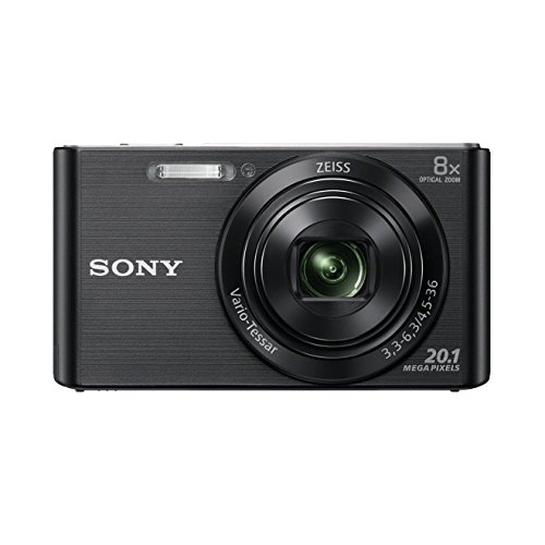 Sony DSC-W830 - Cámara compacta de 20.1 Mp (pantalla de 2.7", zoom óptico 8x, estabilizador óptico), negro