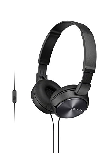 Sony MDR-ZX310APB - Auriculares de diadema cerrados (con micrófono, control remoto integrado), negro Sony MDR-ZX310APB - Auriculares de diadema cerrados (con micrófono, control remoto integrado), negro