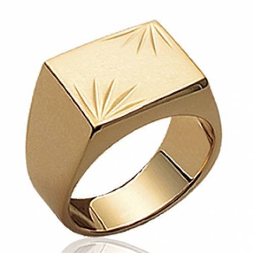Sortija de sello para hombre Engravable Oro Genuino 18K plateó - EU Tamaños 60 - Paris France Joyas - Bijouxagogo - 47695 Sortija de sello para hombre Engravable Oro Genuino 18K plateó - EU Tamaños 60 - Paris France Joyas - Bijouxagogo - 47695