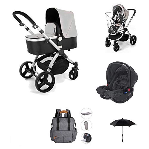 Star Ibaby Neo 3 - Cochecito de Bebé, Gris/Negro Star Ibaby Neo 3 - Cochecito de Bebé, Gris/Negro