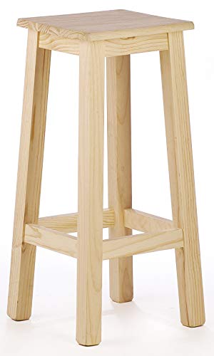 Taburete Alto Barra Bar y Cocina de Madera Taburete Alto Barra Bar y Cocina de Madera