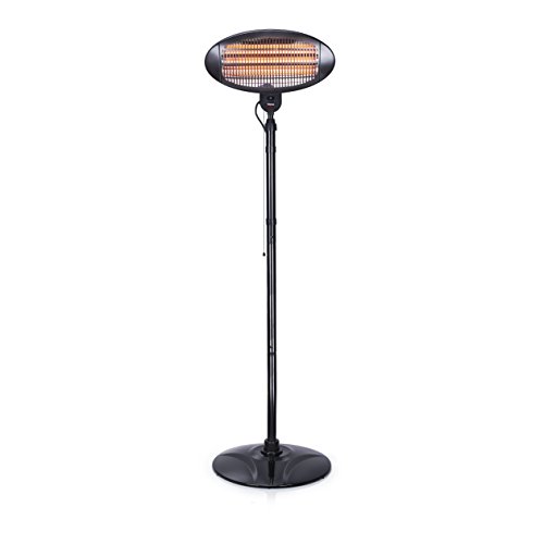 Tristar KA-5287 Calefactor de Exterior eléctrico con 3 ajustes de calor, montaje en pared o sobre soporte hasta 2 m de altura, 2000 W, Negro Tristar KA-5287 Calefactor de Exterior eléctrico con 3 ajustes de calor, montaje en pared o sobre soporte hasta 2 m de altura, 2000 W, Negro