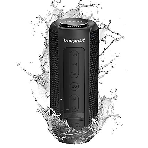 Tronsmart T6 Plus Altavoces Bluetooth 40W, Altavoz Portatiles Waterproof IPX6 con Powerbank, 15 Horas de Reproducción, Sonido Estéreo TWS, Efecto de Triple Bajo, Speaker Bluetooth 5.0 y Manos Libres Tronsmart T6 Plus Altavoces Bluetooth 40W, Altavoz Portatiles Waterproof IPX6 con Powerbank, 15 Horas de Reproducción, Sonido Estéreo TWS, Efecto de Triple Bajo, Speaker Bluetooth 5.0 y Manos Libres