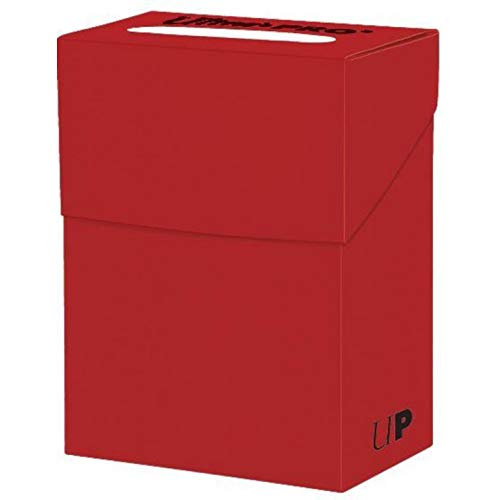 Ultra Pro Solid Red Deck Box, Adultos Unisex, Carta Standard