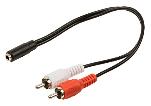 Valueline VLAP22255B02 Adaptador de Cable 2 x RCA 3,5mm Negro, Rojo, Blanco - Adaptador para Cable (2 x RCA, 3,5mm, Male Connector/Female Connector, 0,2 m, Negro, Rojo, Blanco) Valueline VLAP22255B02 Adaptador de Cable 2 x RCA 3,5mm Negro, Rojo, Blanco - Adaptador para Cable (2 x RCA, 3,5mm, Male Connector/Female Connector, 0,2 m, Negro, Rojo, Blanco)