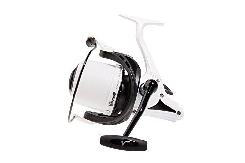 VERCELLI ENYGMA SC-6+1bb Carrete Surf Casting de Pesca, Blanco, Talla Única