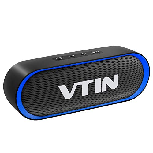 VTIN R4 Altavoz Bluetooth Portatil, 12W Altavoz Portatil Bluetooth, 24H de Reproducción, Altavoz Exterior con Micrófono, AUX/TF, para Móvil, Tabletas, MP3, Fiestas, Viajes VTIN R4 Altavoz Bluetooth Portatil, 12W Altavoz Portatil Bluetooth, 24H de Reproducción, Altavoz Exterior con Micrófono, AUX/TF, para Móvil, Tabletas, MP3, Fiestas, Viajes