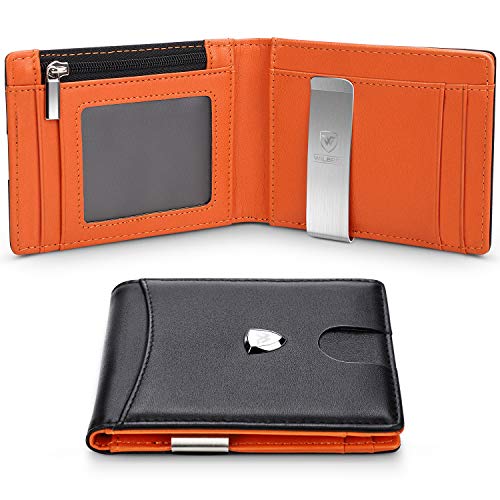 Wilbest® Cartera Hombre, Billetera Hombre, Carteras Hombre con Monedero, Cartera Hombre Slim, Cartera Hombre Piel - 1.5 x 11.5 x 8.5CM con Caja de Regalo Wilbest® Cartera Hombre, Billetera Hombre, Carteras Hombre con Monedero, Cartera Hombre Slim, Cartera Hombre Piel - 1.5 x 11.5 x 8.5CM con Caja de Regalo