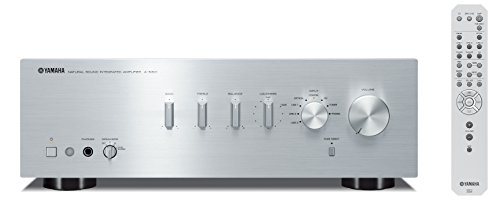 Yamaha AS-301 - Amplificador híbrido, 95W, estéreo, entrada digital, plateado Yamaha AS-301 - Amplificador híbrido, 95W, estéreo, entrada digital, plateado