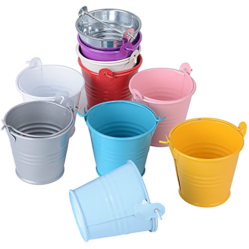 20pcs Mini Cubos de Metal Balde para Invitados Boda Candy Bar con Dulces Caramelos Decoracion Mesas Cajas Altura 5,2cm Diametro 5,8cm y 4,2cm (10 colores) 20pcs Mini Cubos de Metal Balde para Invitados Boda Candy Bar con Dulces Caramelos Decoracion Mesas Cajas Altura 5,2cm Diametro 5,8cm y 4,2cm (10 colores)