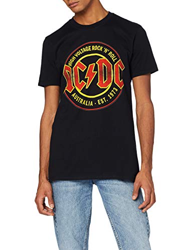 AC/DC Voltage – Camiseta de, Negro, M