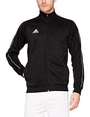 adidas Core18 PES Jkt Chaqueta de Deporte, Hombre, Negro (Black/White), M adidas Core18 PES Jkt Chaqueta de Deporte, Hombre, Negro (Black/White), M