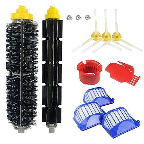 AplusTech Pack Kit Repuestos y Accesorios Filtro y Cepillo Lateral para Aspiradora iRobot Roomba Serie 600 : 605 610 616 620 625 630 631 632 639 650 651 660 670 680 681 691 -Pack de 13PCS AplusTech Pack Kit Repuestos y Accesorios Filtro y Cepillo Lateral para Aspiradora iRobot Roomba Serie 600 : 605 610 616 620 625 630 631 632 639 650 651 660 670 680 681 691 -Pack de 13PCS