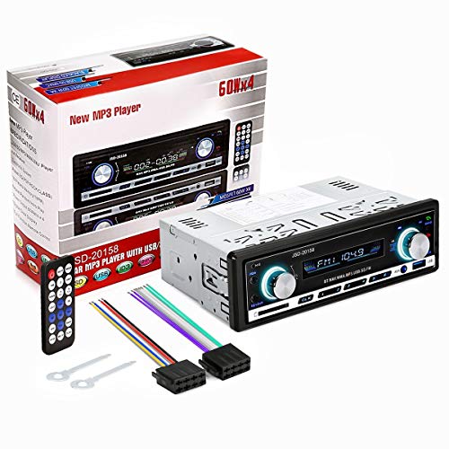 Audew Auto Radio Coche Bluetooth Estereo In Dash AUX USB SD Reproductor Audio MP3 Audew Auto Radio Coche Bluetooth Estereo In Dash AUX USB SD Reproductor Audio MP3