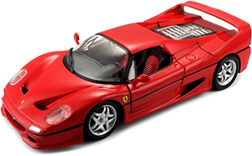 Bburago - 1/24 Ferrari Race & Play F50, color rojo (18-26010)