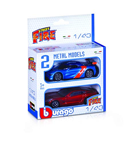 Bburago Burago Pack 2 Coches colección 1:43-10cm, Colores Surtidos, 2 Unidades (18-30002P) Bburago Burago Pack 2 Coches colección 1:43-10cm, Colores Surtidos, 2 Unidades (18-30002P)