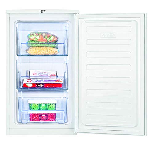 Beko FS166020 Congelador mini, bajo encimera, 65 litros, Acero, Blanco Beko FS166020 Congelador mini, bajo encimera, 65 litros, Acero, Blanco