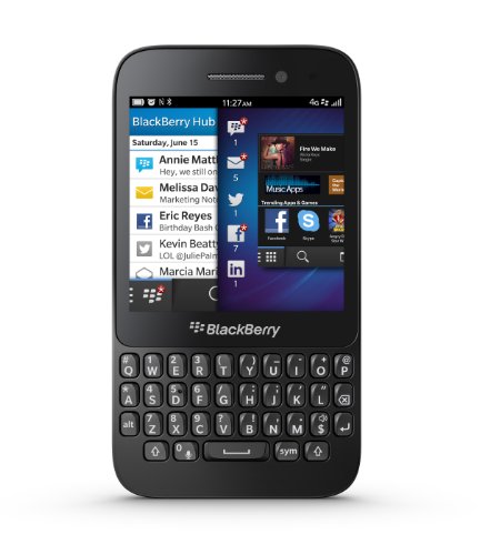 Blackberry Q5 - Móvil libre (pantalla táctil de 3.1", cámara 5 Mp, 8 GB, procesador de 1.2 GHz, 2 GB de RAM,  S.O. BlackBerry OS 10.1), color negro