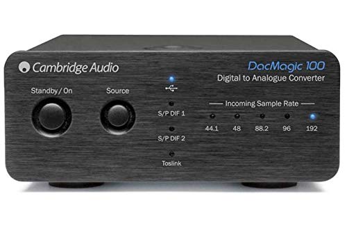 Cambridge Audio DacMagic 100 – Digital-Analog-Wandler mit USB-Audio, unterstützt bis zu 24 bit/192 kHz