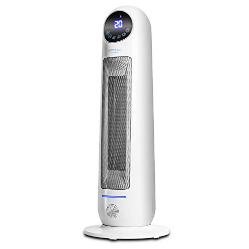 Cecotec Calefactor Cerámico Ready Warm 10100 Smart Ceramic. Pantalla LED, Oscilante, 3 Modos, Mando a Distancia, Termostato Regulable, Sistema Antivuelco, Protección sobrecalentamiento, 2200 W Cecotec Calefactor Cerámico Ready Warm 10100 Smart Ceramic. Pantalla LED, Oscilante, 3 Modos, Mando a Distancia, Termostato Regulable, Sistema Antivuelco, Protección sobrecalentamiento, 2200 W