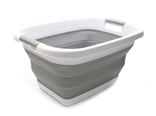 Cesto de ropa plegable (Gris) Cesto de ropa plegable (Gris)