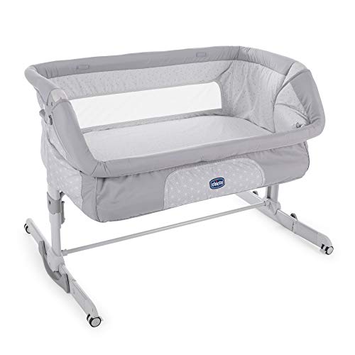 Chicco Next2Me Dream - Cuna de colecho con anclaje a cama, balancín y 11 alturas, Gris (Luna) Chicco Next2Me Dream - Cuna de colecho con anclaje a cama, balancín y 11 alturas, Gris (Luna)