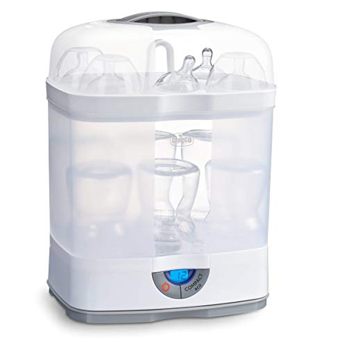Chicco Steril Natural 3en1 - Esterilizador eléctrico de hasta 6 biberones en 5 minutos Chicco Steril Natural 3en1 - Esterilizador eléctrico de hasta 6 biberones en 5 minutos