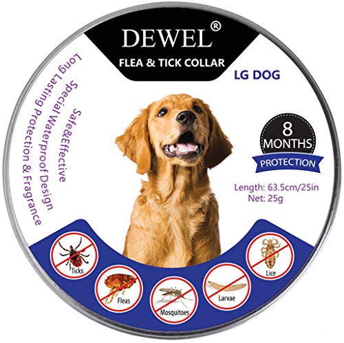 Dewel Collar Antiparasitos Perros/Gatos Contra Pulgas,Garrapatas y Mosquitos,Tamaño Ajustable e Impermeable para Mascota Pequeño Mediano Grandes Dewel Collar Antiparasitos Perros/Gatos Contra Pulgas,Garrapatas y Mosquitos,Tamaño Ajustable e Impermeable para Mascota Pequeño Mediano Grandes