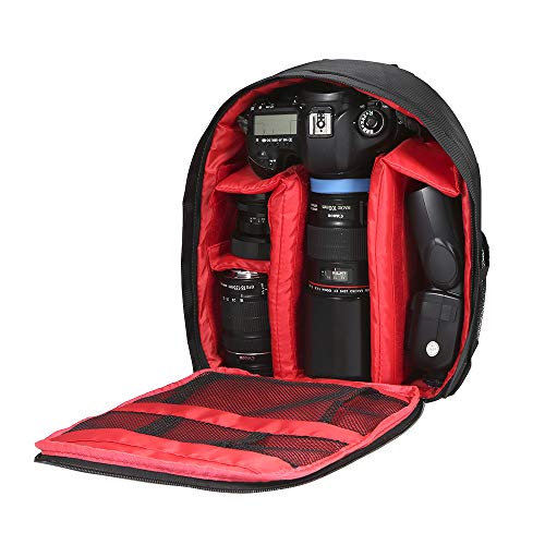 Docooler mochila para fotografía a prueba de golpes mochila para cámara a prueba de agua, adecuada para Canon Nikon Sony SLR flash de cámara, etc., 33x26x12cm Docooler mochila para fotografía a prueba de golpes mochila para cámara a prueba de agua, adecuada para Canon Nikon Sony SLR flash de cámara, etc., 33x26x12cm