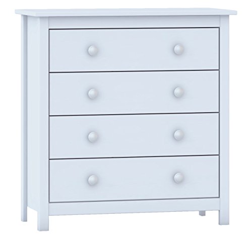 Dogar Moblit Cómoda, Madera, Blanco Translucido, 78.5x75x35 cm Dogar Moblit Cómoda, Madera, Blanco Translucido, 78.5x75x35 cm