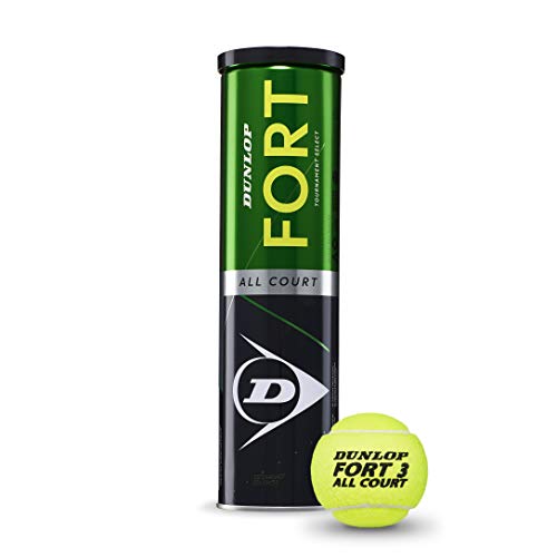 Dunlop Fort All Court TS Pelotas Tenis, Adultos Unisex, Amarillo Dunlop Fort All Court TS Pelotas Tenis, Adultos Unisex, Amarillo