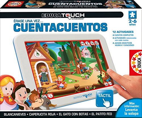 Educa- EducaTouch Junior Érase Una Vez.Cuentacuentos, con música y Canciones peliculas y TV Juego educativo para niños, a partir de 24 meses (15746)