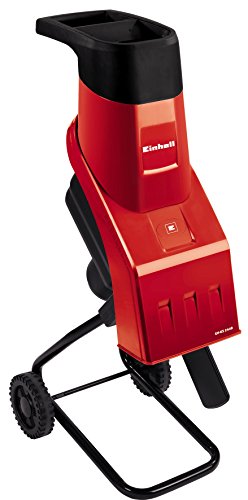 Einhell GH-KS 2440 - Trituradora eléctrica de cuchillas, con obturador, bolsa colectora, 4500 rpm, 2000 W, 230 - 240 V, color rojo y negro (ref. 3430340)