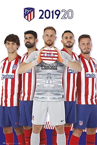 Erik - Póster Grupo Atlético de Madrid 2019/2020 (91,5 x 61 cm)