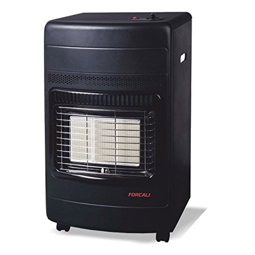 Estufa interior de gas butano cerámina FORCALI 42 KW (4200 W, 42 x 37 x 74,5 cm) bajo consumo Estufa interior de gas butano cerámina FORCALI 42 KW (4200 W, 42 x 37 x 74,5 cm) bajo consumo