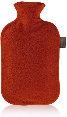 Fashy 6530 - Bolsa de agua caliente con funda de fieltro, 2 L, color rojo Fashy 6530 - Bolsa de agua caliente con funda de fieltro, 2 L, color rojo