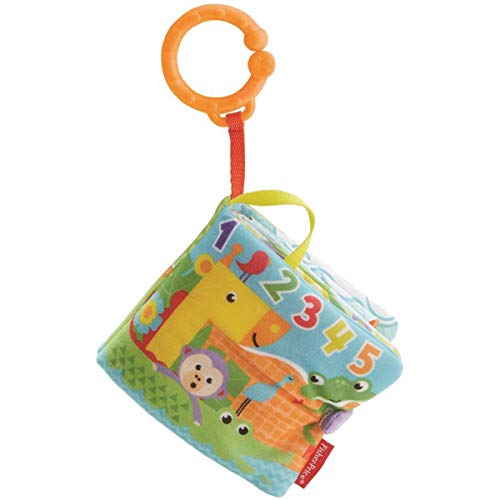 Fisher-Price-FGJ40 Libro activity bebé, juguetes educativos, multicolor, (Mattel FGJ40)