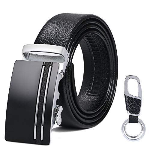 flintronic Cinturón Cuero Hombre, Cinturones Piel con Hebilla Automática, Sencillo y Clásico Perfecto Regalo flintronic Cinturón Cuero Hombre, Cinturones Piel con Hebilla Automática, Sencillo y Clásico Perfecto Regalo