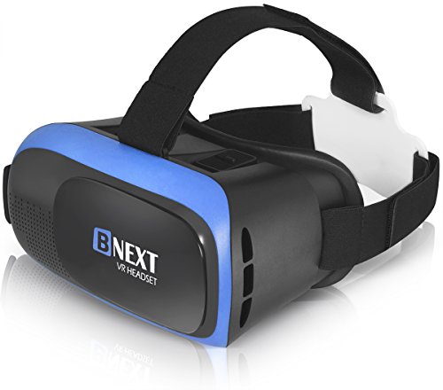 Gafas VR Compatible con iPhone y Android, Gafas Realidad Virtual para Movil - Disfruta de los Mejores Juegos y Videos RV, 360 y 3D, de Máxima Calidad y con la Mayor Comodidad (Blue) Gafas VR Compatible con iPhone y Android, Gafas Realidad Virtual para Movil - Disfruta de los Mejores Juegos y Videos RV, 360 y 3D, de Máxima Calidad y con la Mayor Comodidad (Blue)
