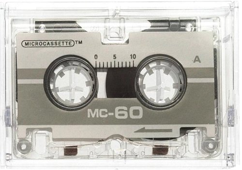 Genie - Pack con 2 microcasetes MC-60, 30 minutos, plástico, color gris