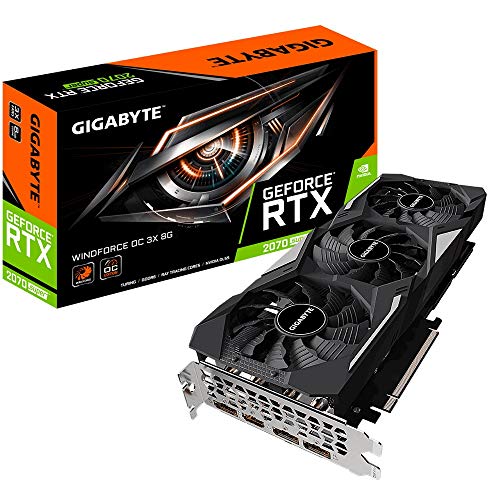 Gigabyte GeForce RTX 2070 Super WINDFORCE OC 3x 8G Tarjeta de video refrigeración agua y freón