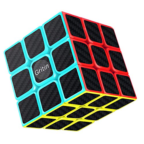 Gritin Cubo Mágico, Cubo de Velocidad 3x3x3 Puzzle Inteligencia Mágico Speed Cubo Rompecabezas y Fácil Giro, Súper Duradero Gritin Cubo Mágico, Cubo de Velocidad 3x3x3 Puzzle Inteligencia Mágico Speed Cubo Rompecabezas y Fácil Giro, Súper Duradero