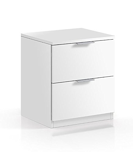 Habitdesign LC7820O - Mesita de Noche Color Blanco Mate, Book Oficina, Medidas: 38 cm (Ancho) x 45 cm (Alto) x 34 cm (Fondo) Habitdesign LC7820O - Mesita de Noche Color Blanco Mate, Book Oficina, Medidas: 38 cm (Ancho) x 45 cm (Alto) x 34 cm (Fondo)