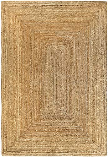 HAMID Alfombra Yute Alhambra Color Natural - Alfombra 100% Fibra de Yute (120x170cm) HAMID Alfombra Yute Alhambra Color Natural - Alfombra 100% Fibra de Yute (120x170cm)