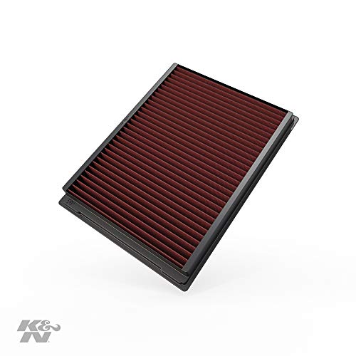 K&N 33-2231 Filtro de Aire Coche, Lavable y Reutilizable