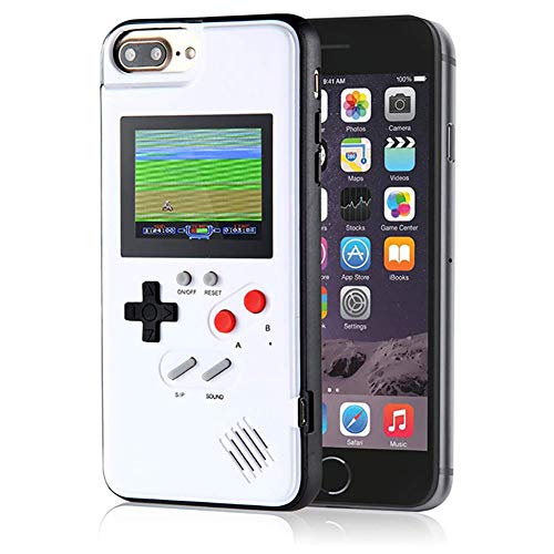 LucBuy Funda para Juegos para iPhone, Funda Protectora con Autoalimentación con 36 Juegos Pequeños,Pantalla a Color,Funda para Videojuegos para iPhone X/XS MAX/Xr/6/7/8 y Plus/11/Pro/MAX