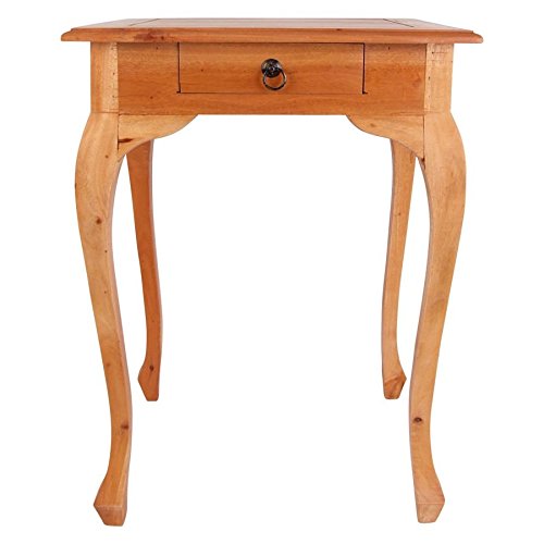 Mesa auxiliar Preston estilo colonial Consola de madera caoba Teléfono mesa mesa decorativa Mesa auxiliar Preston estilo colonial Consola de madera caoba Teléfono mesa mesa decorativa